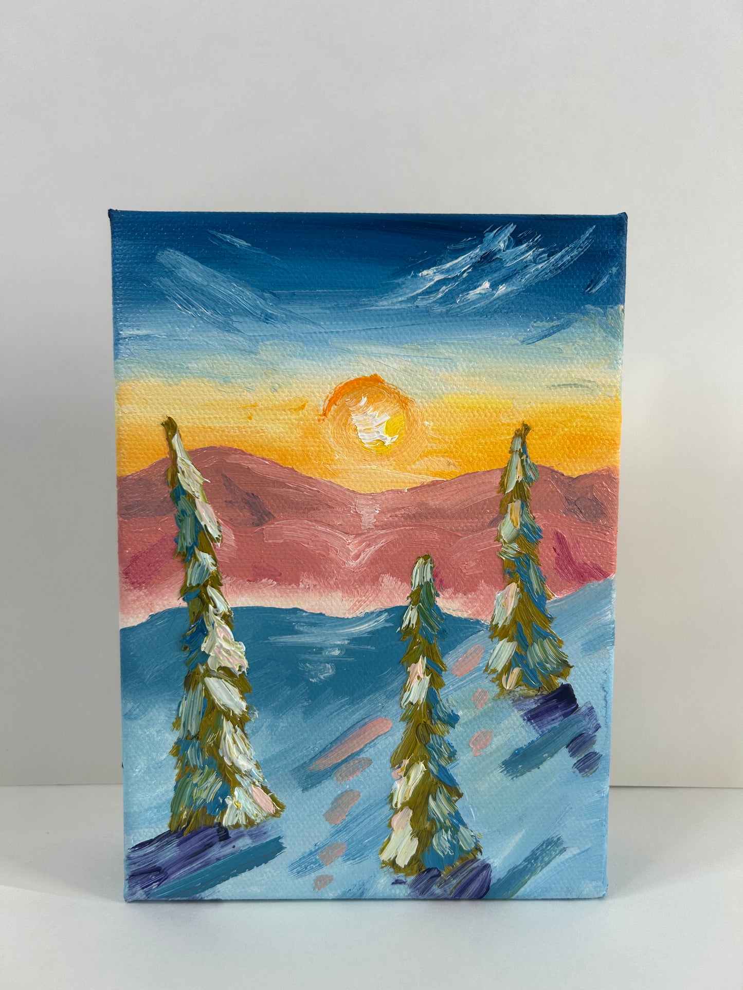 Winter Pines - Original Painting