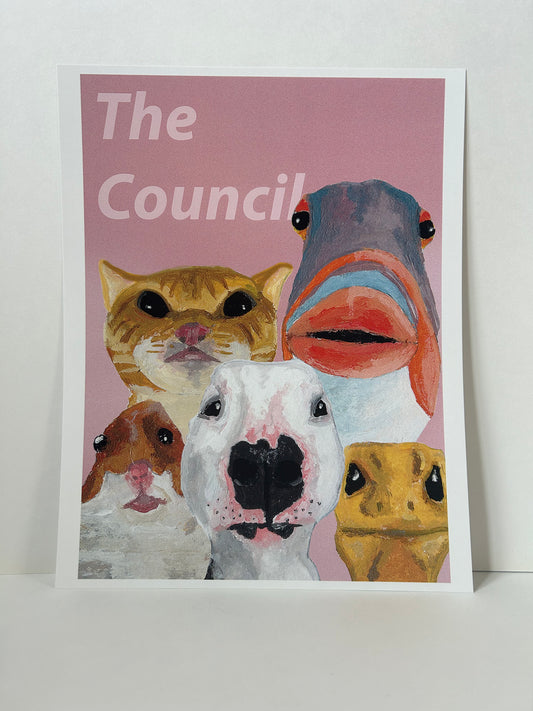 The Council - Art Print